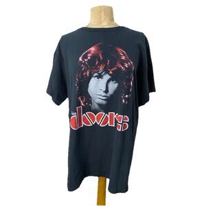 The Doors Jim Morrison Y2K Black Tshirt Size XL Vintage